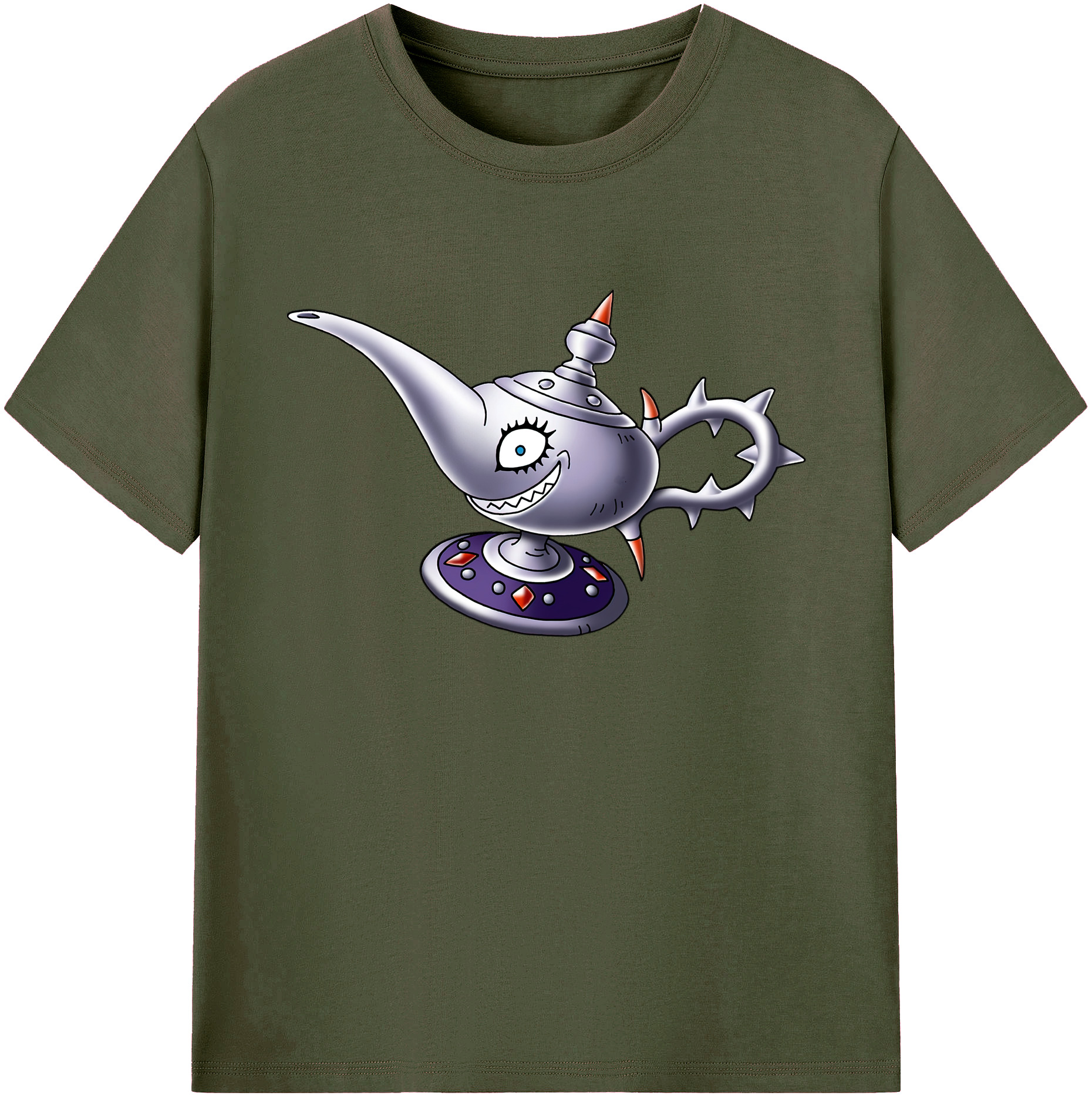 （画像用） ドラゴンクエスト Doragon Kuesuto Dragon Quest 綿100％ メンズ半袖Tシャツ｜肌触りやわらか＆通気性